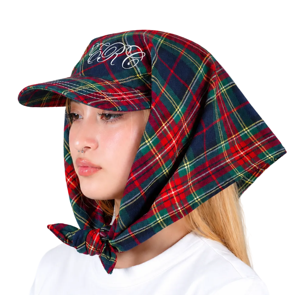Tartan Tie Hat (Red)