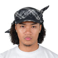 Tartan Tie Hat (Black)